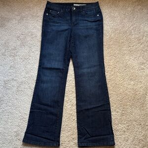DKNY Dark Indigo Bootcut Jeans sz 8